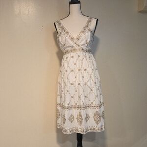 MICHAEL Michael Kors Cream Sundress Size 6
